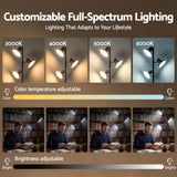 Artiss LED Tree Floor Lamp, 36W Modern Dimmable Standing Lamp with Remote & Touch Control, 4 Color Temperatures, 3 Rotatable LED Light Floor Lamps for Living Room, Bedroom, Office