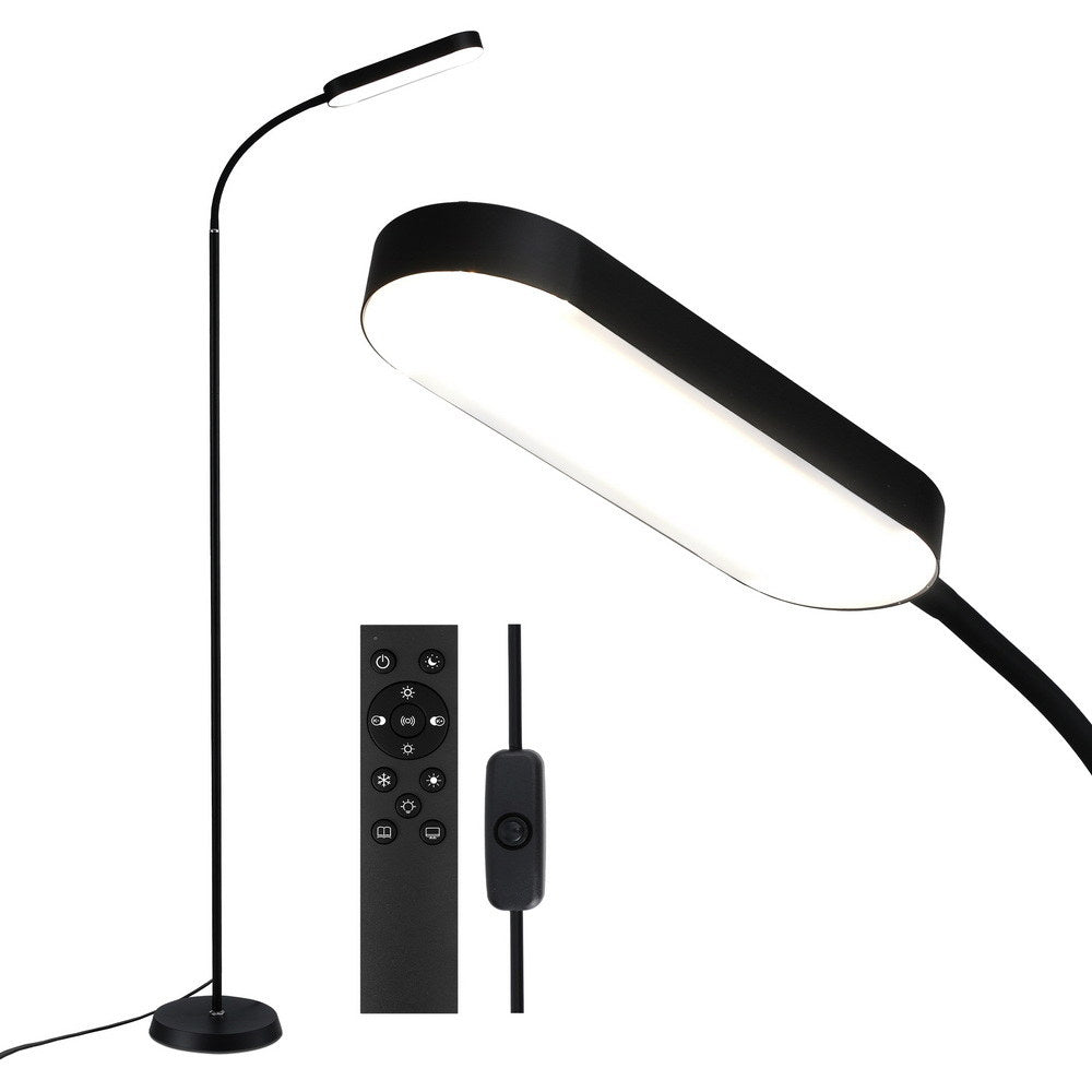 Floor Lamps: Artiss LED Floor Lamp with Remote Control & 4 Color Temperature Reading Living Room Bedroom Office
