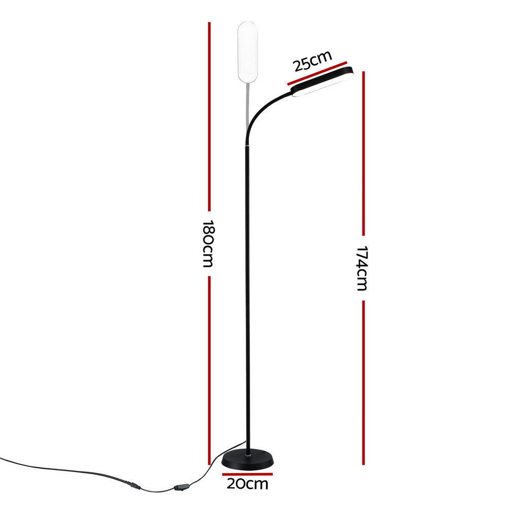 Floor Lamps: Artiss LED Floor Lamp with Remote Control & 4 Color Temperature Reading Living Room Bedroom Office