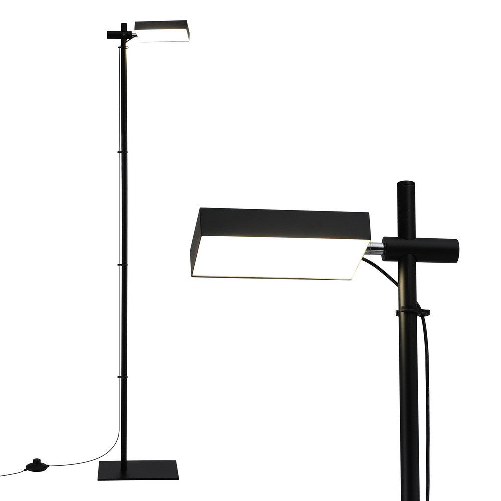 Floor Lamps: Artiss LED Floor Lamp, Modern Reading Lamp 360~ Rotating Adjustable Light Head,12W Standing Lamp for Living Room, Bedroom Office