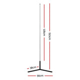 Floor Lamps: Artiss RGB LED Floor Lamp Remote Control Corner Light Stand Gaming Room 150CM