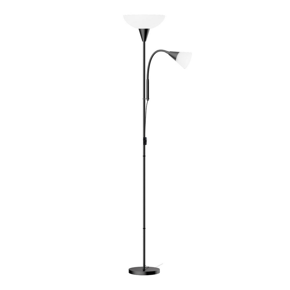 Floor Lamps: Artiss Floor Lamp Mother and Child Modern Home Living Room Office Reading Black