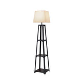 Floor Lamps: Artiss Floor Lamp 3 Tier Shelf Storage LED Light Stand Home Room Vintage White