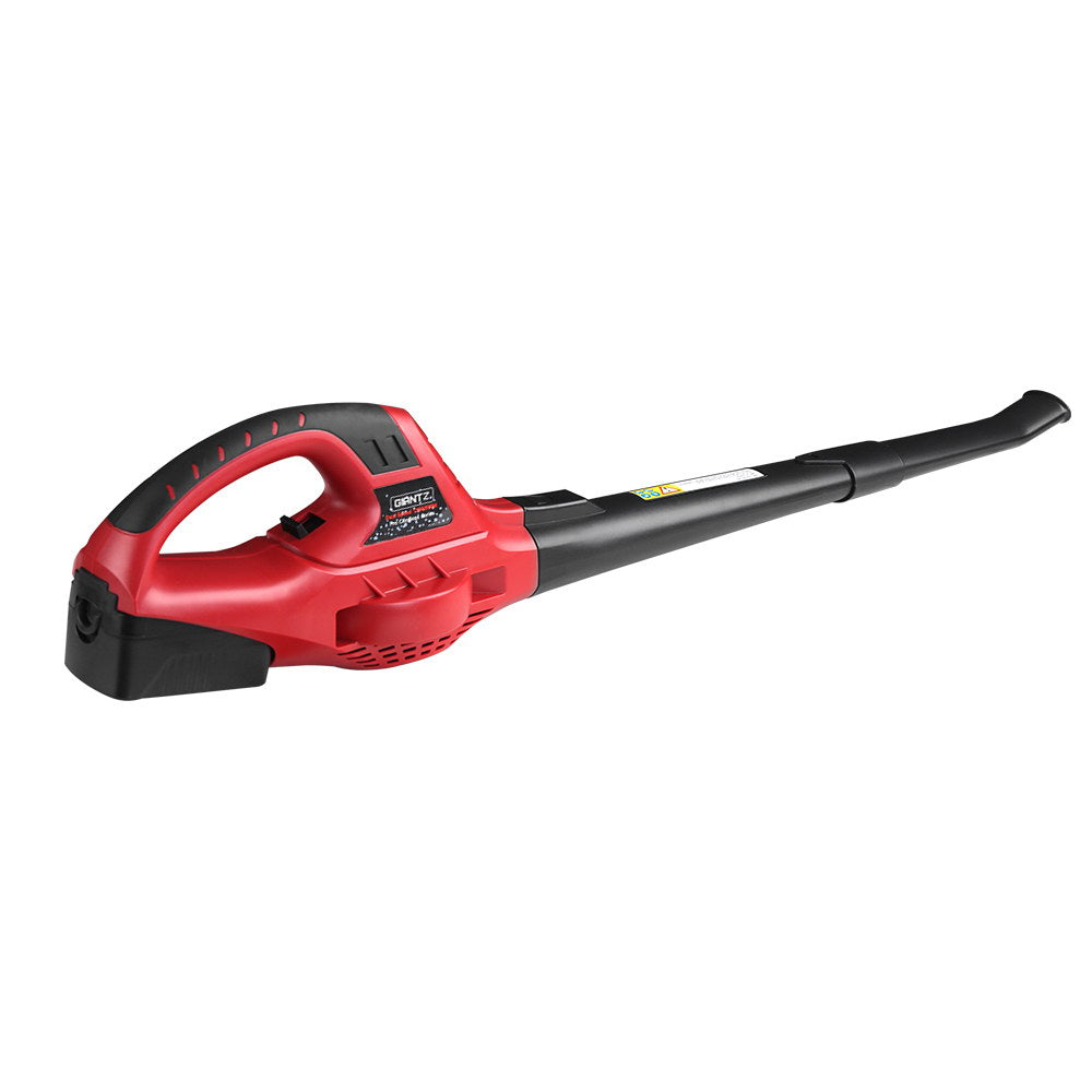 Leaf Blowers: Giantz 20V Cordless Leaf Blower Garden Lithium Electric Battery Nozzles 2-Speed