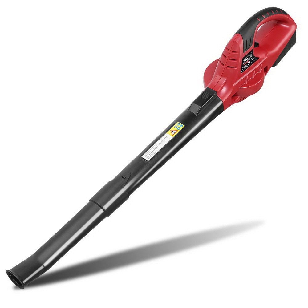 Leaf Blowers: Giantz 20V Cordless Leaf Blower Garden Lithium Electric Battery Nozzles 2-Speed