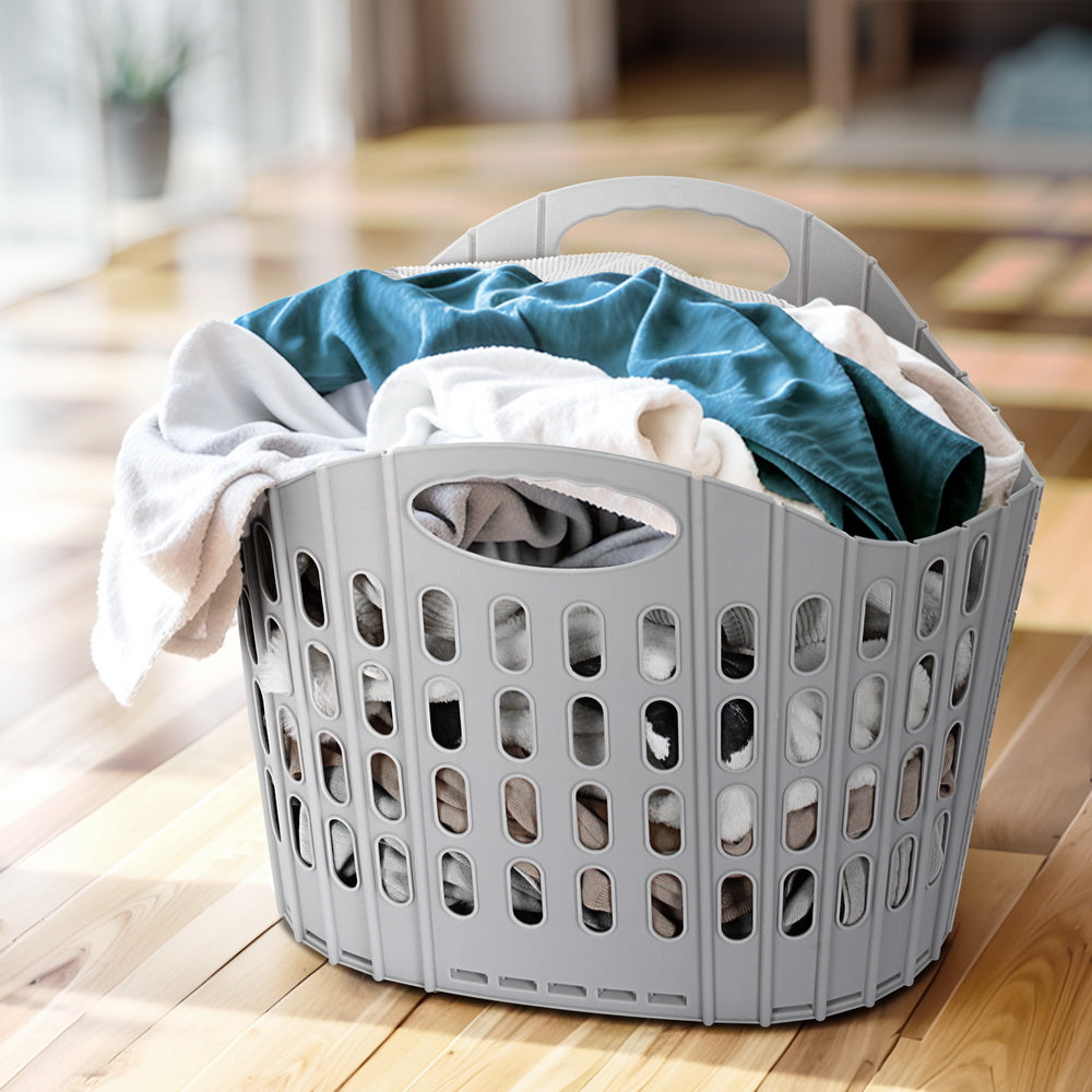 Laundry Storage: Artiss Laundry Basket Hamper Large Foldable Washing Clothes Storage Organiser