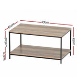 Coffee Tables: Artiss Coffee Table Rectangular 93CM Walnut Olin