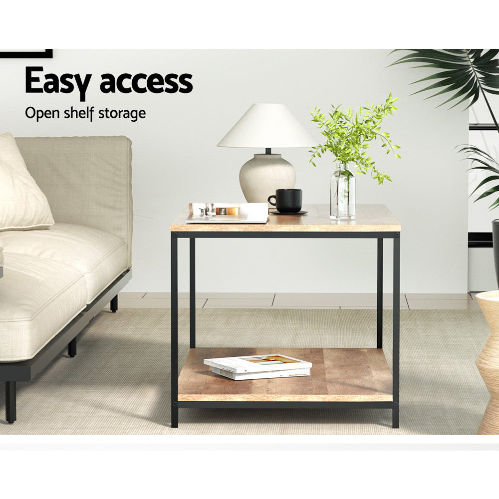 Coffee Tables: Artiss Coffee Table Rectangular 93CM Walnut Olin