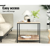 Coffee Tables: Artiss Coffee Table Rectangular 93CM Walnut Olin