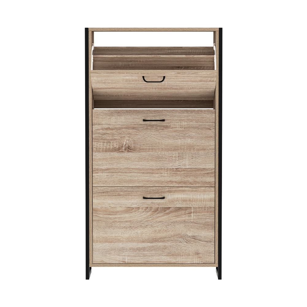 Shoe Storage: Artiss Shoe Rack Cabinet Adjustable Shelves 24 Pairs Tim
