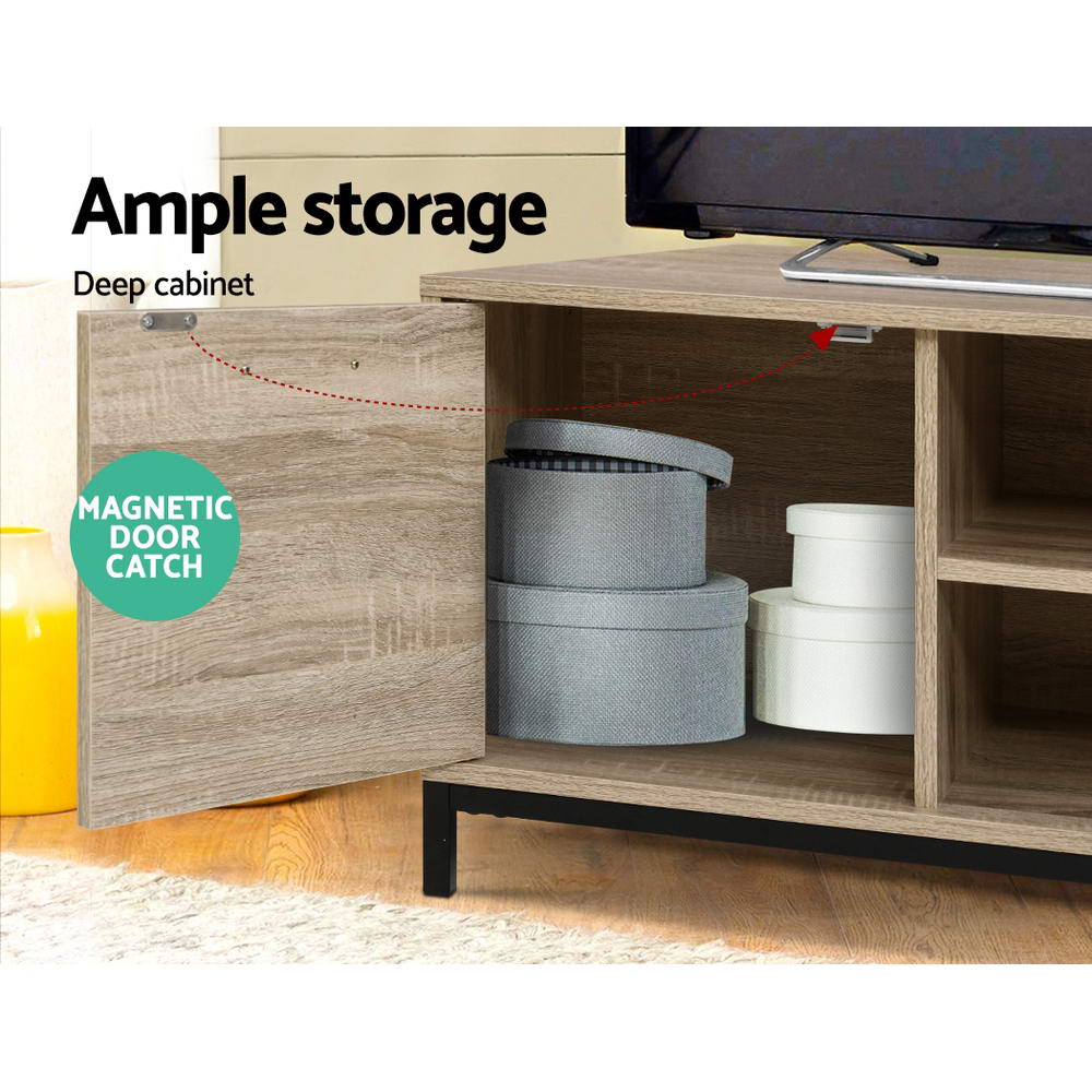 TV Units: Artiss TV Cabinet Entertainment Unit 132cm Pine Tania