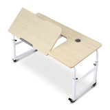 Desktops & Accessories: Artiss Mobile Laptop Desk Overbed Table Adjustable Computer Stand Bedside Cart