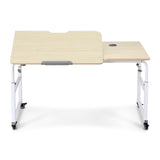 Desktops & Accessories: Artiss Mobile Laptop Desk Overbed Table Adjustable Computer Stand Bedside Cart