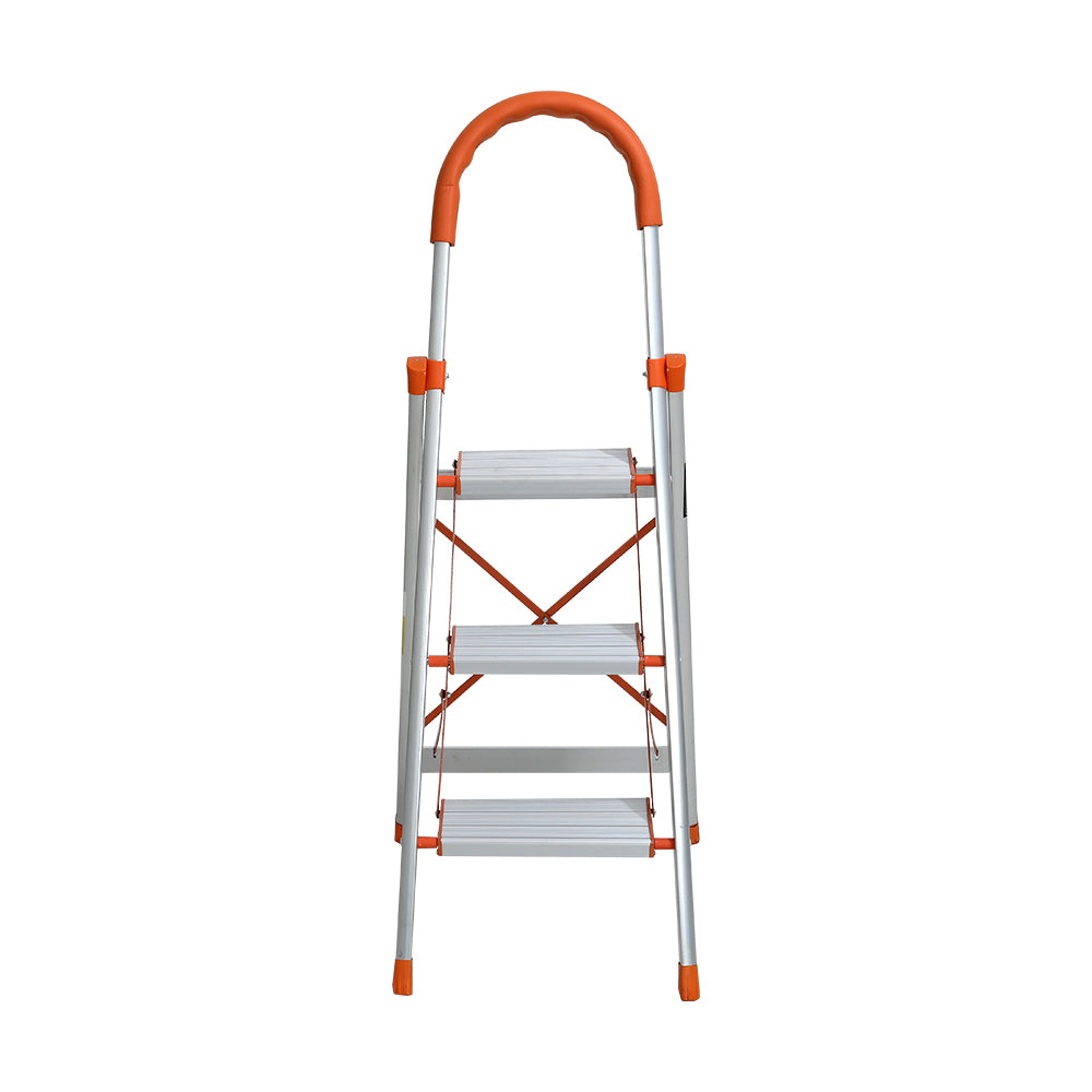 Ladders & Scaffolding: Giantz 3 Step Ladder Multi-Purpose Folding Aluminium Light Weight Non Slip Platform