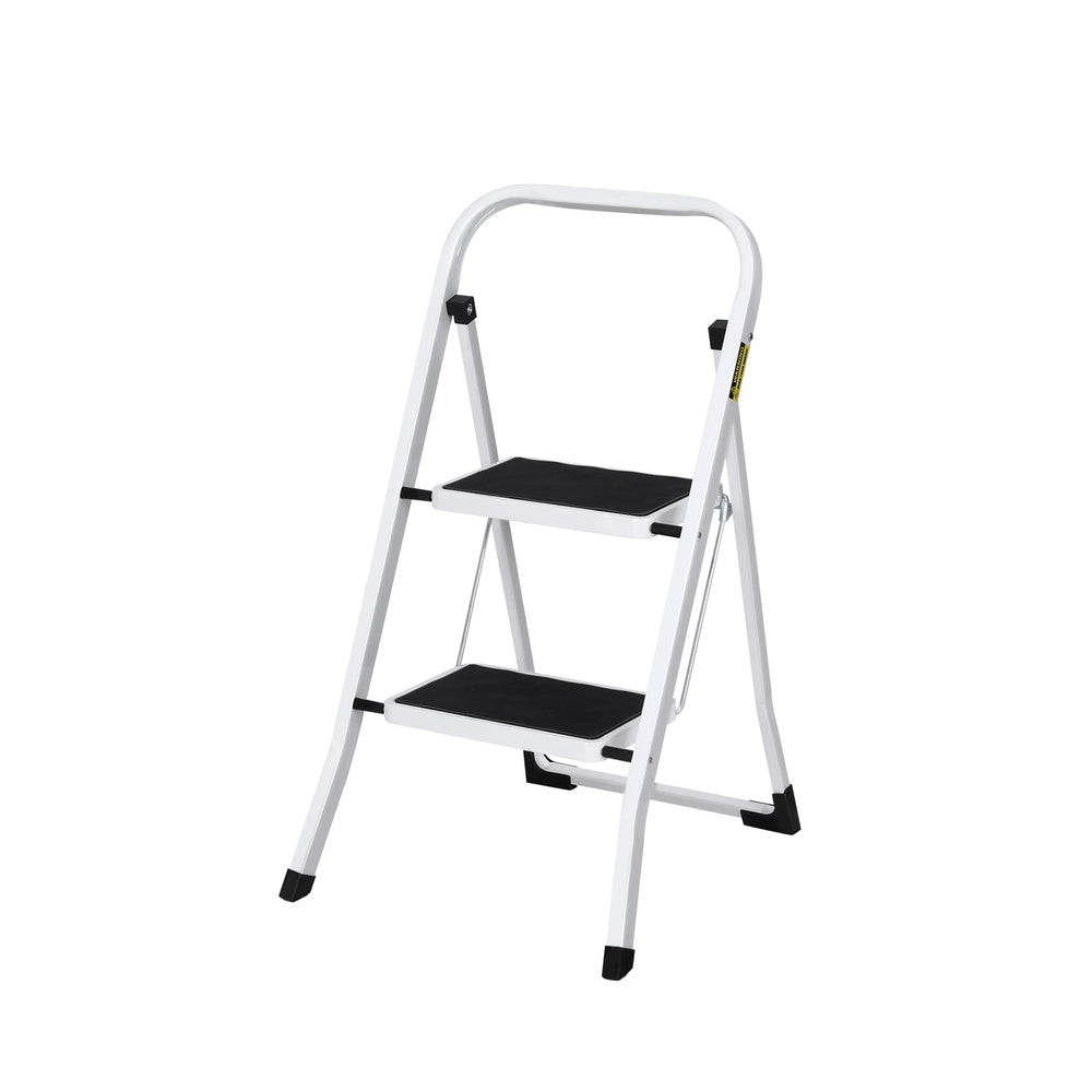 Ladders & Scaffolding: Giantz 2 Step Ladder Multi-Purpose Folding Steel Light Weight Platform