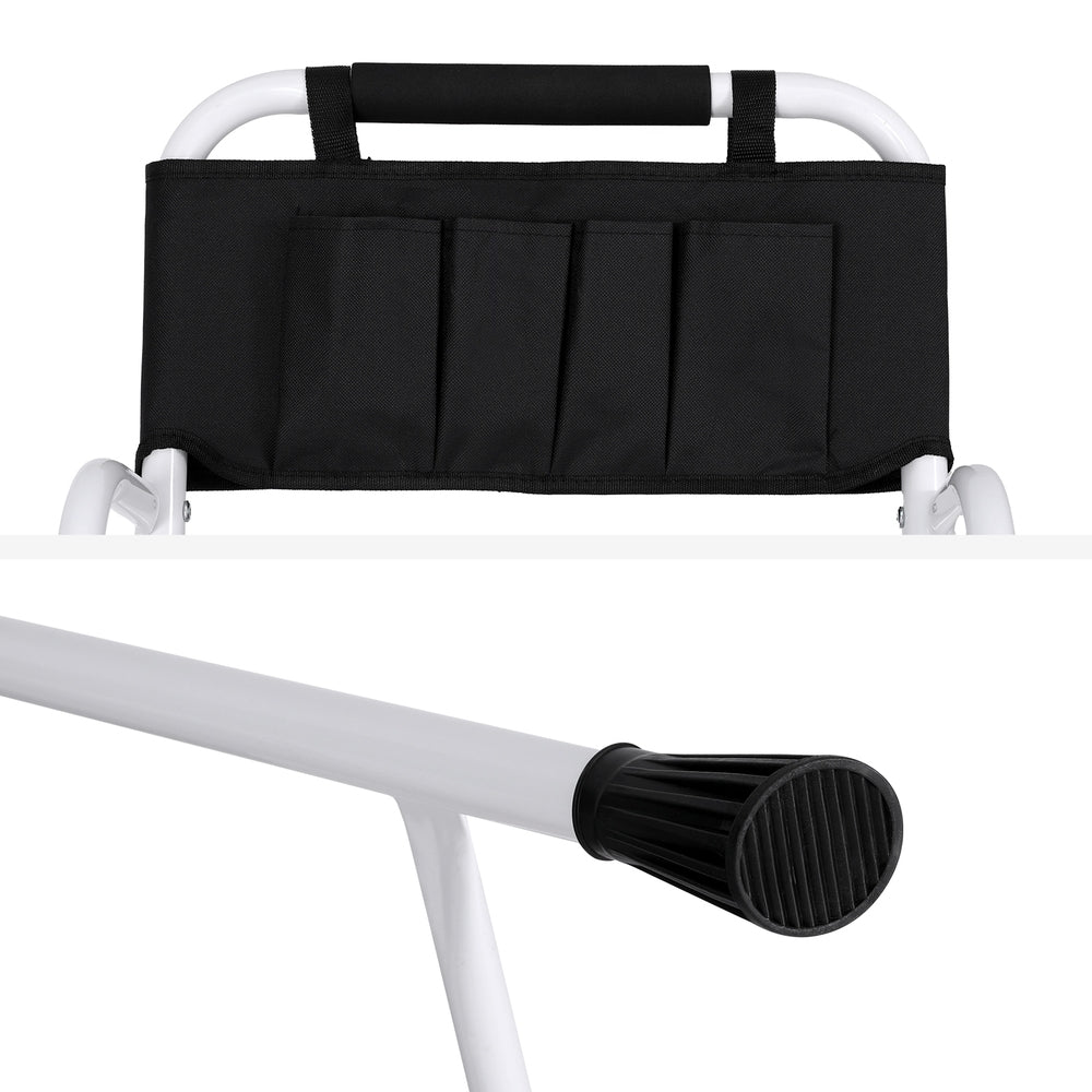 Clothing & Wardrobe Storage: Giantz 4 Step Ladder Multi-Purpose Folding Steel Platform Tool Bag Handrails