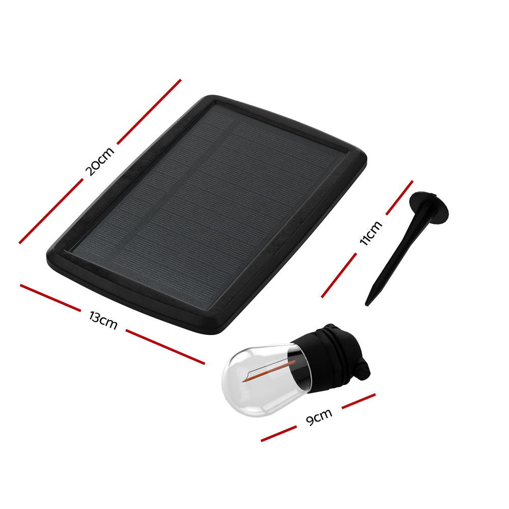 Outdoor Decorations & Lights: 50m Solar Festoon Lights Outdoor LED String Light Christmas Party Decorations