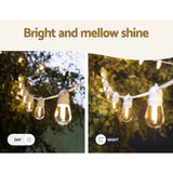 14M LED Festoon Light Outdoor String Light Christmas Wedding Party Decorations