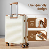 Suitcases: Wanderlite 5pcs Luggage Suitcase Set Trolley Travel TSA Lightweight Hard Case