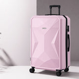 Wanderlite 28" Luggage Suitcase Trolley Travel Lightweight TSA Hardshell Pink