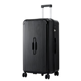 Suitcases: Wanderlite 28" Trunk Luggage Suitcase Travel 5 Wheels Type-C Port TSA Black