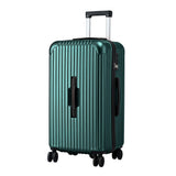 Safes & Lock Boxes: Wanderlite 28" Trunk Luggage Suitcase Travel 5 Wheels Type-C Port TSA Green