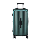 Safes & Lock Boxes: Wanderlite 28" Trunk Luggage Suitcase Travel 5 Wheels Type-C Port TSA Green