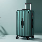 Safes & Lock Boxes: Wanderlite 28" Trunk Luggage Suitcase Travel 5 Wheels Type-C Port TSA Green