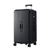 Safes & Lock Boxes: Wanderlite 32" Trunk Luggage Suitcase Travel 5 Wheels Type-C Port TSA Black