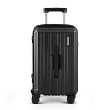 Suitcases: Wanderlite 20" Trunk Luggage Suitcase Travel Carry On TSA Lock Black