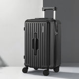 Suitcases: Wanderlite 20" Trunk Luggage Suitcase Travel Carry On TSA Lock Black