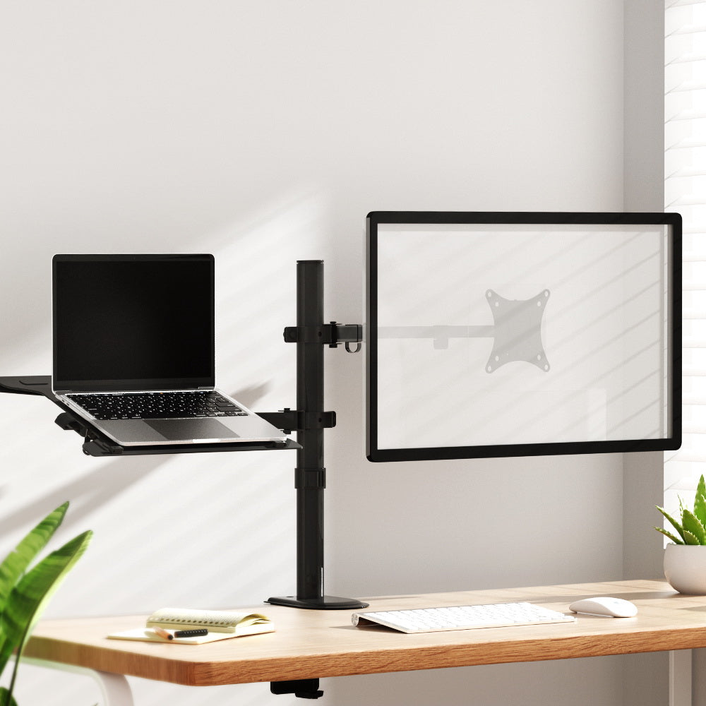 Laptop Stands: Artiss Monitor Arm Desk Mount Laptop Tray