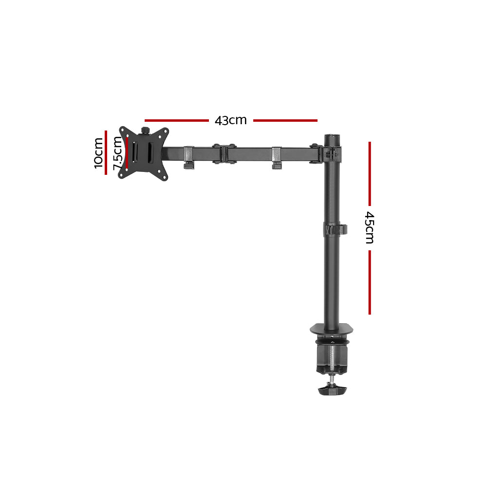 Computer Monitors & Accessories: Artiss Monitor Arm Desk Mount Screen Bracket Holder