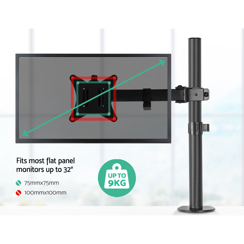 Computer Monitors & Accessories: Artiss Monitor Arm Desk Mount Screen Bracket Holder