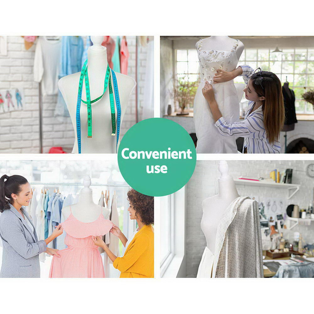 Mannequins: Female Mannequin 170cm Model Dressmaker Clothes Display Torso Tailor Wedding White