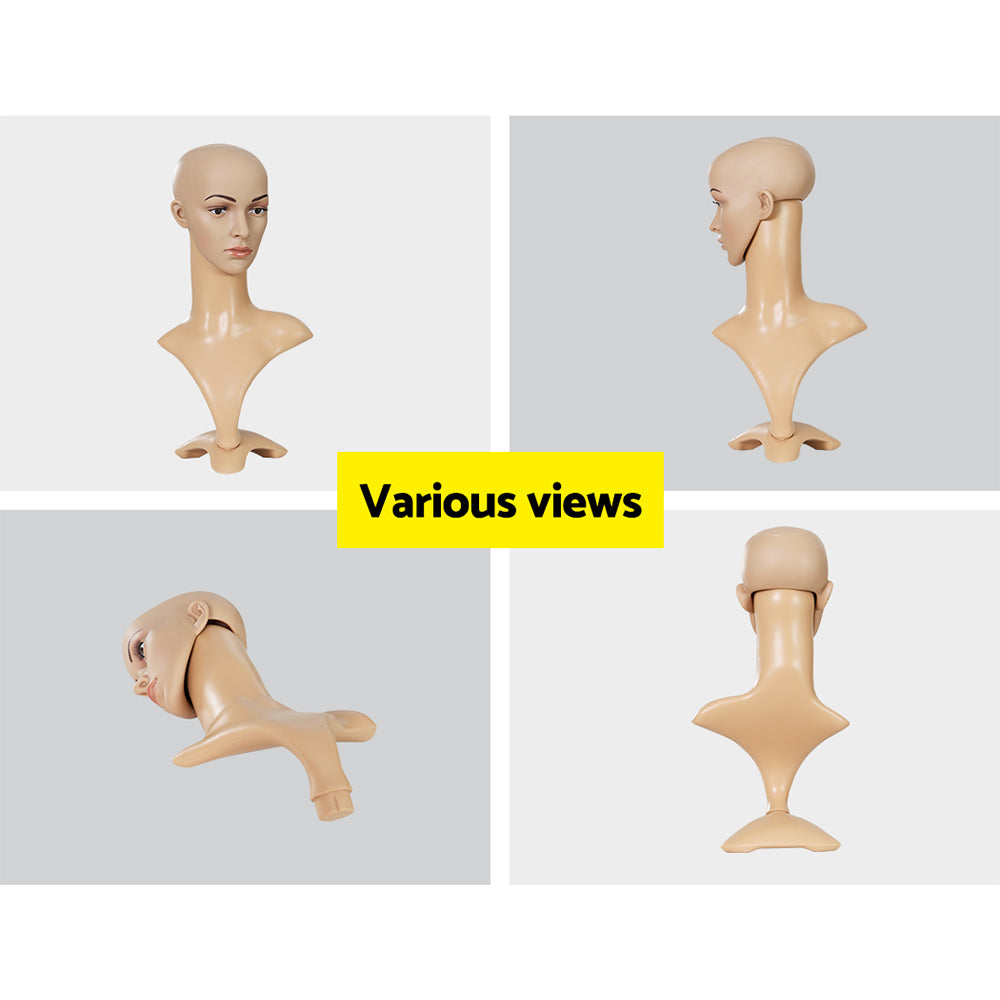 Mannequins: Embellir Female Mannequin Head Dummy Model Display Shop Stand Professional Use