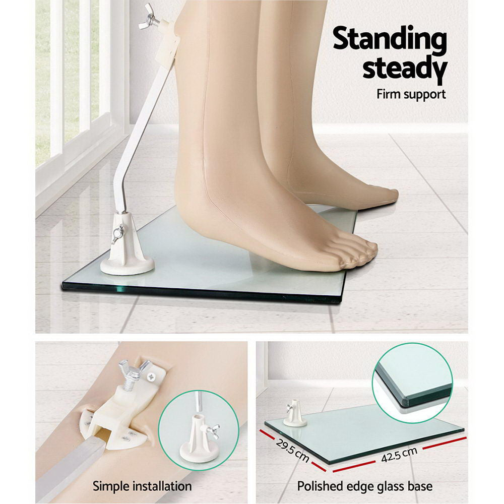Mannequins: 186cm Tall Full Body Male Mannequin - Skin Coloured