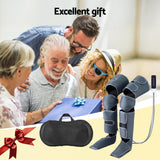 Massagers: Livemor Leg Foot Massager Air Compression With Back Neck Massager Heat
