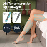 Massagers: Livemor Electric Leg Foot Massager Air Wrap With Shiatsu Neck Massager Heating