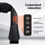 Massagers: Livemor Electric Leg Foot Massager Air Wrap With Shiatsu Neck Massager Heating