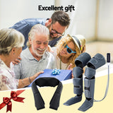 Massagers: Livemor Electric Leg Foot Massager Air Wrap With Shiatsu Neck Massager Heating