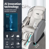 Massage Chairs: Livemor 4D Massage Chair Electric Recliner Home Massager Gary