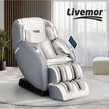 Massage Chairs: Livemor 4D Massage Chair Electric Recliner Home Massager Gary
