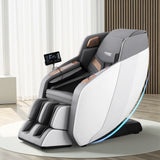 Massage Chairs: Livemor Massage Chair Electric Recliner Double Core Mechanism Massager ROWA White
