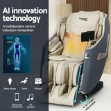 Massage Chairs: Livemor Massage Chair Electric Recliner Home Massager 3D Opal