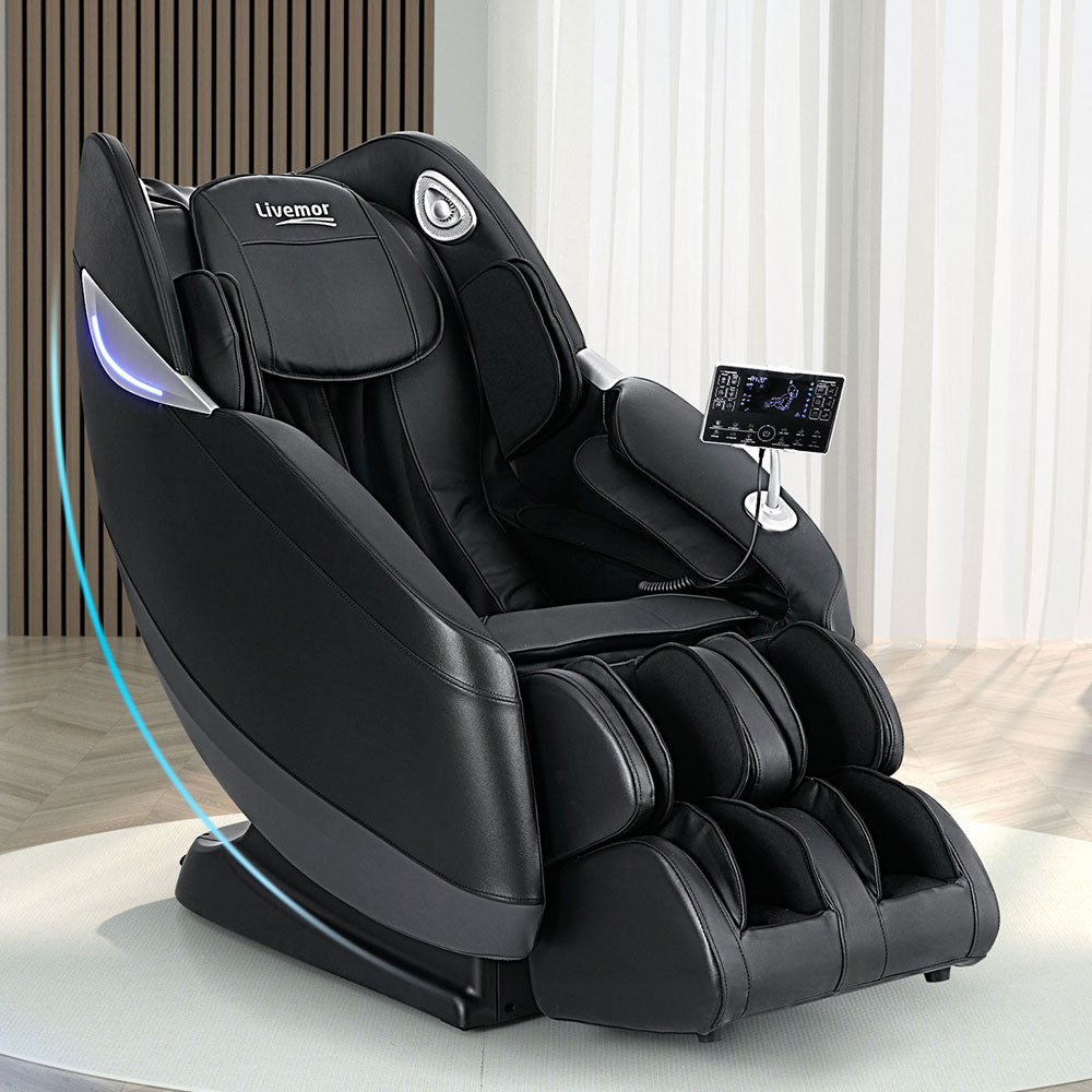 Massage Chairs: Livemor Massage Chair Electric Recliner Home 3D Massager Flynn