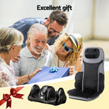 Massagers: Livemor 8-nodes Full Back Massage Seat Cushion Heating With Foot Massagers