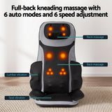 Massagers: Livemor Full Back Massage Seat Cushion Heating With Kneading Foot Massagers