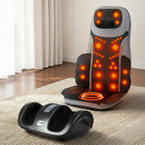 Massagers: Livemor Full Back Massage Seat Cushion Heating With Kneading Foot Massagers