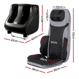 Massagers: Livemor Full Back Massage Seat Cushion Heating With 360° Foot Massagers
